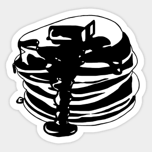 Contrast Pancakes (transparent) Sticker